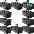 BAG-THAT! Heavy Duty Extra Large Moving Bags - Stronger Handles & Zippered Storage Totes