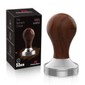 53mm Coffee Tamper: Espresso Tamper 53 MM With Walnut Handle, Weighted Espresso Tamper by KithchenBoss
