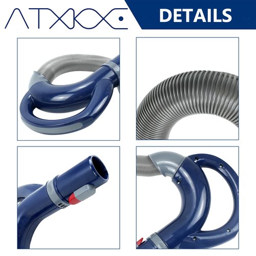 ATXKXE Compatible With Shark Navigator NV360 Vacuum Replacement Hose Handle NV350 NV351 NV352 NV355 NV356 NV357 NV358 NV370 UV541 NV390 NV391 NV392 CU520. 207FFJ360 113FFJ,Blue