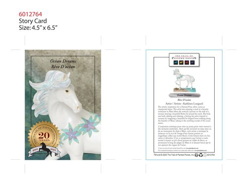 Enesco The Trail of Painted Ponies Ocean Dream Figurine, 7.5 Inch, Multicolor