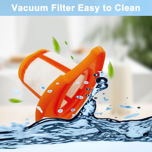 HHVKF10 Filter Accessories Compatible with BLACK And DECKER Handheld Vacuum Cleaner Fit for Models HHVK HHVK320J HHVK320J10 HHVK320JZ01 HHVK515J HHVK515JP HHVK515JP07 HHVK515J00FF HHVK415B01