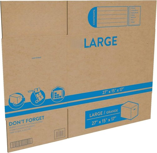 **Large Moving Boxes by [Brand Name] - Heavy Duty 27x15x17 Inch Packing & Shipping Boxes | 10 Pack for Easy Storage**