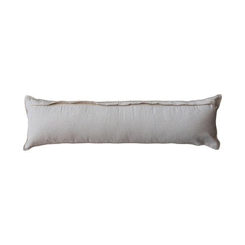 Creative Co-Op Cotton Crocheted Lumbar Pillow with Block Pattern, Multicolor