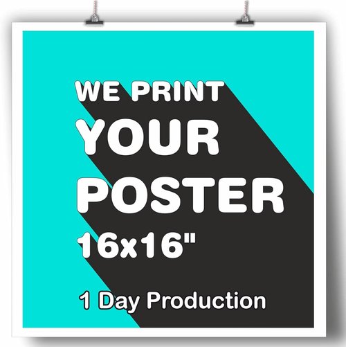 Custom Poster Print - Create Your Own Personalized 16x16 Photo Poster | High-Quality Printing Service