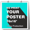Custom Poster Print - Create Your Own Personalized 16x16 Photo Poster | High-Quality Printing Service
