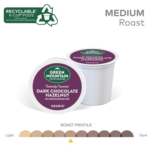 Green Mountain Coffee Roasters Dark Chocolate Hazelnut Coffee - 96 Keurig Single Serve K-Cup Pods