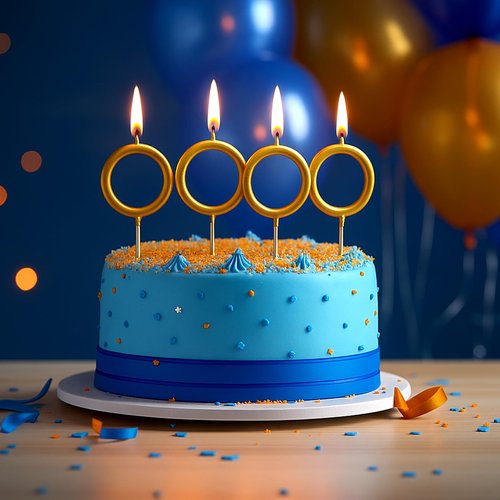 Conelist 6 Pcs Gold Ring Birthday Candles Cake Topper Cartoon Characters Themed Candle for Cartoon Theme Birthday Party Decorations Supplies