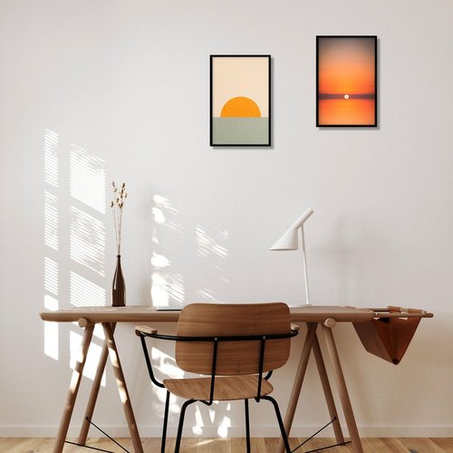 THCASITO Picture Frames 11x17 Black Photo Frames without Mat for Wall Decor, Set of 2