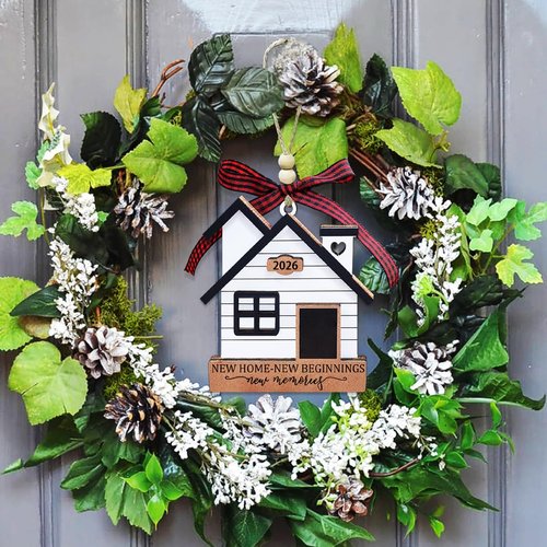 New Home Ornament 2026- Housewarming Gifts New Home, New House New Beginning, House Warming Gift for Women, Couple, homeowners, New Home Gift Ideas - First Home Christmas Ornament 2026