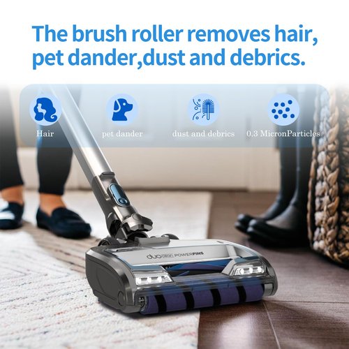 Amyehouse Soft Brushroll Replacement Parts Acessories for Shark Vertex DuoClean PowerFin Upright Vacuum AZ2002 AZ2000 AZ2000W AZ2001AMZ AZ1501 LA455 LA502 Accessories, Part # 1483FC2000
