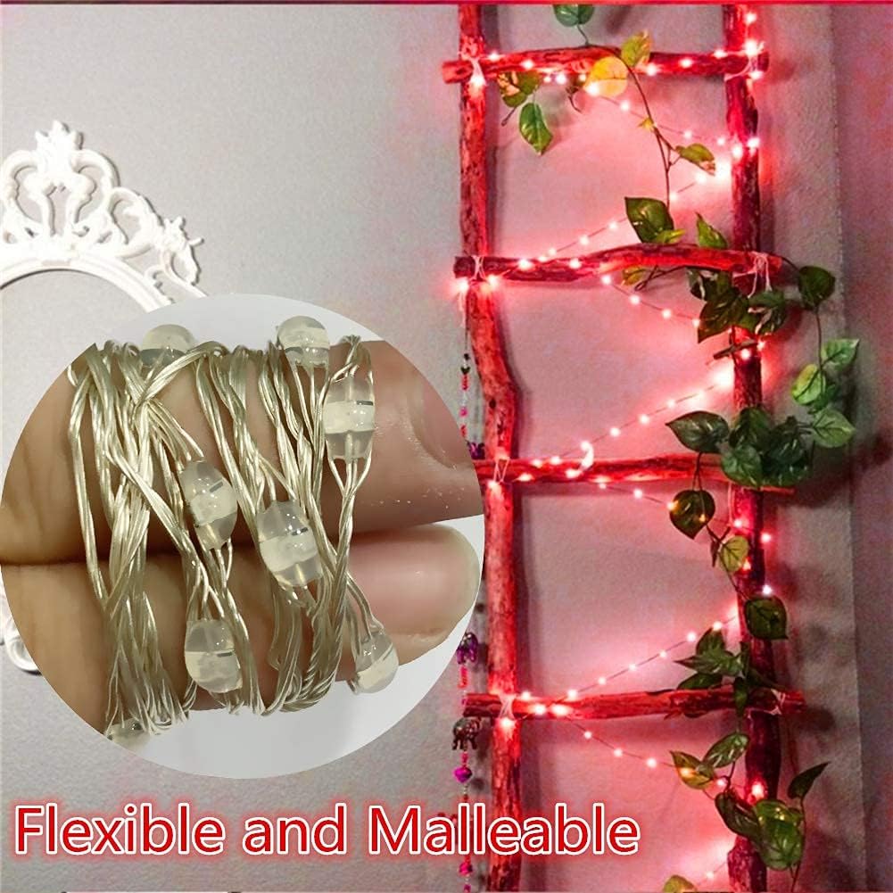 Twinkle Star Color-Changing Fairy Lights - 33Ft 100 LED Waterproof Mini String Lights | 16 Colors USB Silver Wire for Bedroom, Garden, Party, Wedding, Christmas Decor