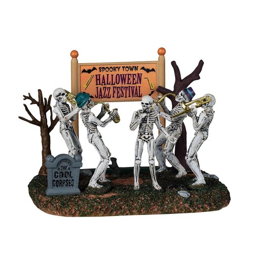 Lemax Spooky Town Halloween Jazz Festival, Table Accents, #53735