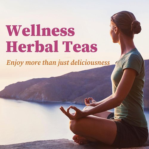 Fullchea Red Clover Tea Bags - 50 Non-GMO Teabags | Caffeine-Free & Rich in Antioxidants for Wellness