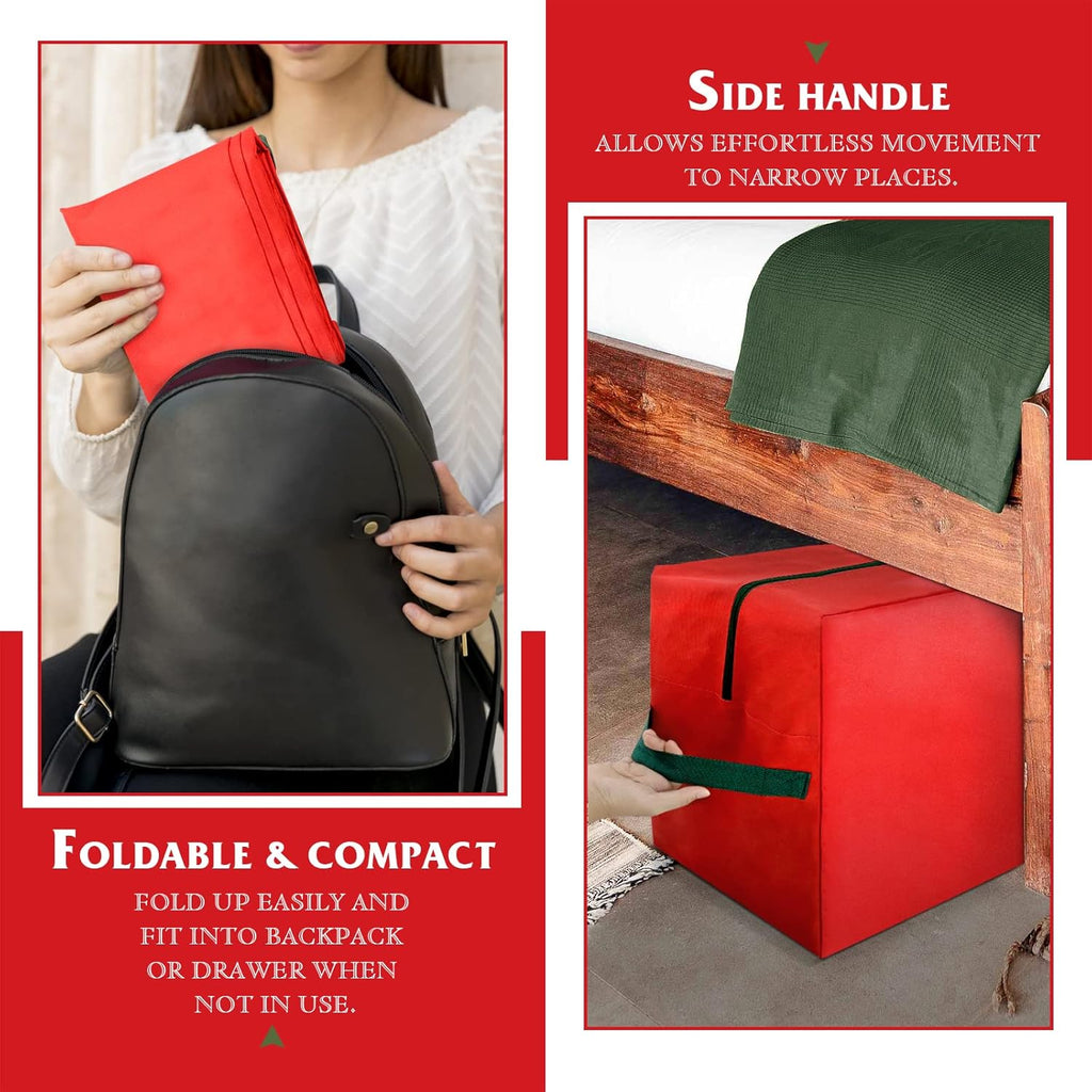Regine Switzerland Christmas Tree Storage Bag - 7.5ft Waterproof Oxford Box with Durable Handles & Zipper
