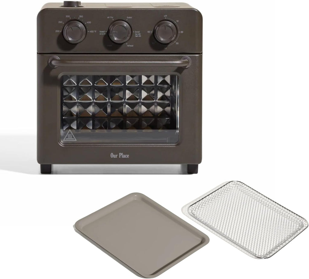 Our Place Wonder Oven - 6-in-1 Air Fryer Toaster Oven with Steam Infusion | Non-Toxic, PFAS-Free | Char Color