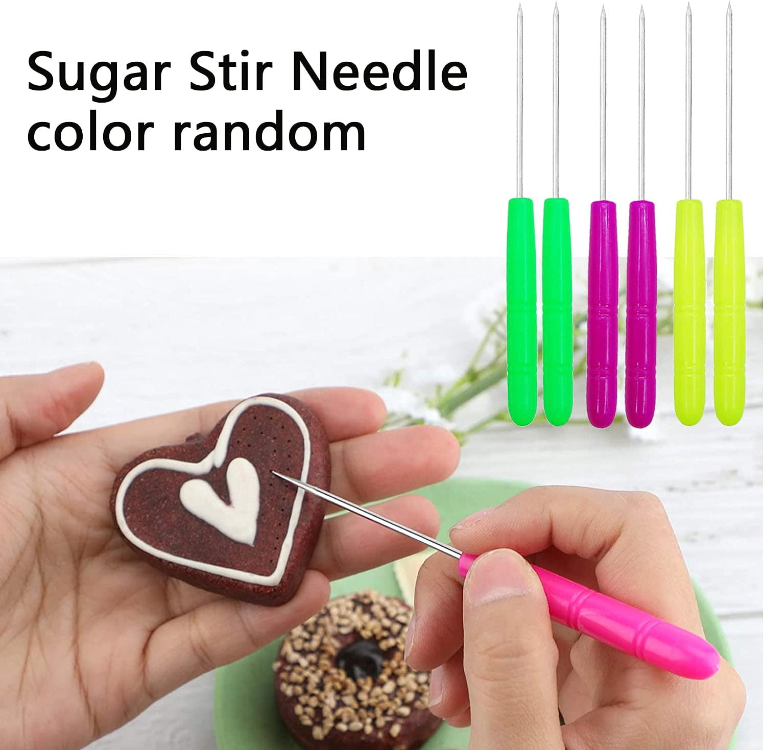 Tipless Piping Bags - 122-Piece Set with 100 Disposable Pastry Bags for Icing & Cookie Decorating | Includes Ties, Clips & Scriber Needle - Perfect for Cake Decorating (10 Inch)