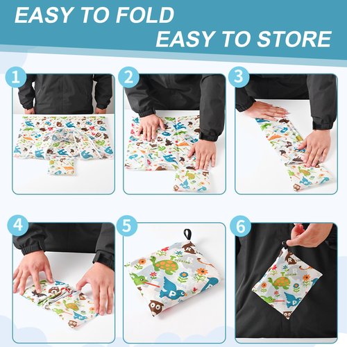lyBlissor Extra Large 50Lbs Foldable Reusable Shopping Bags with Handles Fold Up Shopping Bags for Purse Reusable Tote Bag