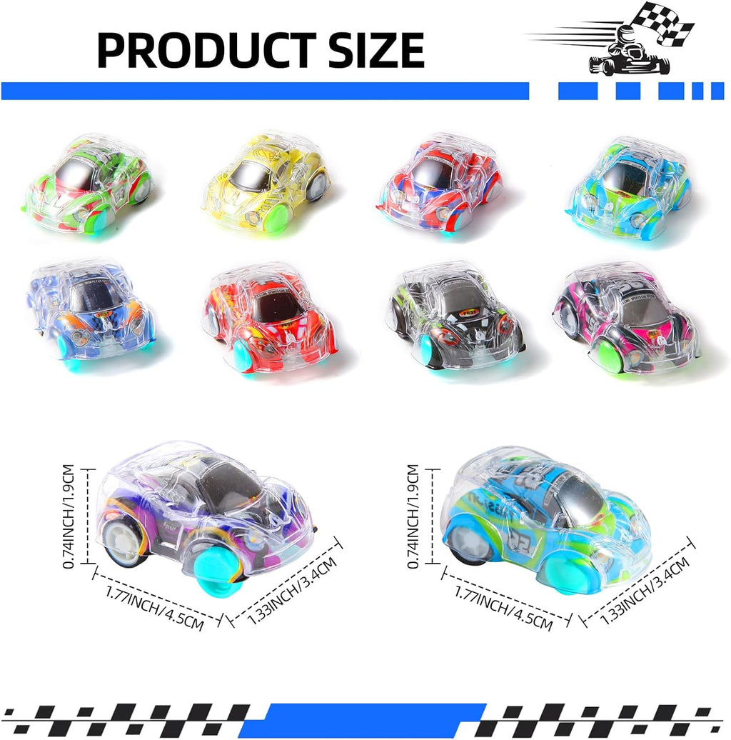 Skiennix Mini Pull Back Cars Set - 50 Racing Vehicles for Kids | Perfect Party Favors & Classroom Prizes