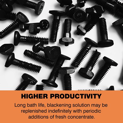 LIIZOUSUDA Black Oxide Coating Kit - Black Oxide Solution, Versatile Blackening Solution for Iron and Steel - Not Suitable for Stainless Steel Surfaces (6.8 oz)