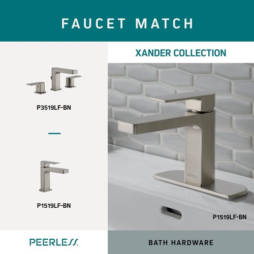 Peerless PA319-BN Xander Towel Ring, SpotShield Brushed Nickel