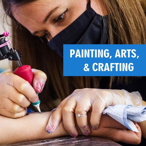KLIZZA Disposable Vinyl Gloves 100 Count, Latex-Free, Powder Free, Thick Clear Food Grade Gloves Safe for Food Prep, Kitchen, Cooking, Cleaning, Household, Medium