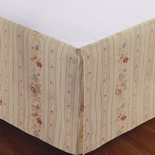Greenland Home Antique Rose Bed Skirt, King, Multi