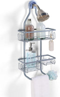 SunnyPoint Shower Head Caddy Organizer - Sturdy Tubing Structure | Standard Size, Grey