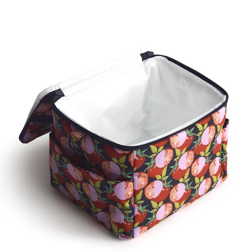 Vera Bradley Women's Ripstop Lunch Cooler, Sliced Tomatoes, One Size