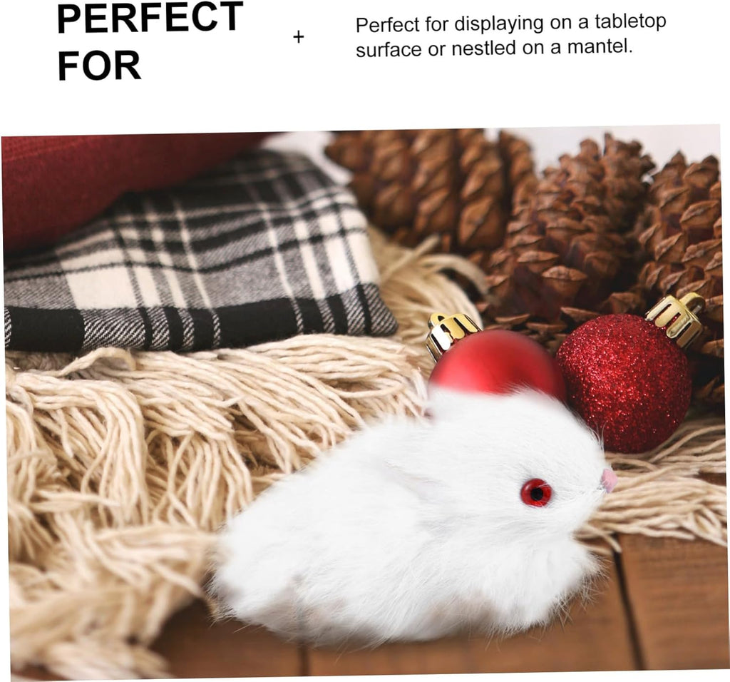 Skiennix Realistic Bunny Figurine - Cute Easter Ornament for Home Decoration | Perfect for Festive Celebrations