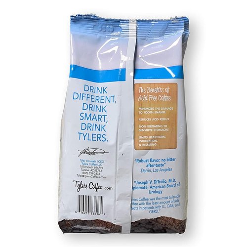 Tyler’s Ground Coffee - 100% Arabica Full Flavor 12 oz (Pack of 2)