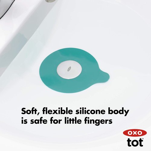 OXO Tot Tub Stopper Teal, 0.3x5.1x9 Inch (Pack of 1)