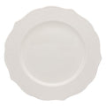 10 Strawberry Street Dahlia 10.5" White Dinner Plate, Set of 6