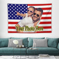 KAMXPOE Custom Wall Tapestry - Personalized Photo Blanket for Dorm Room | 60x40 Inch Horizontal Design