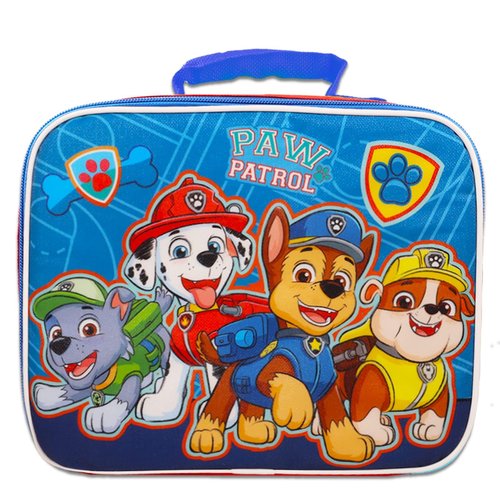 Paw Patrol Lunch Box for Boys, Kids - Bundle with Insulated Lunch Bag Plus Stickers, Water Bottle, More | Paw Patrol Lunchbox for School Set