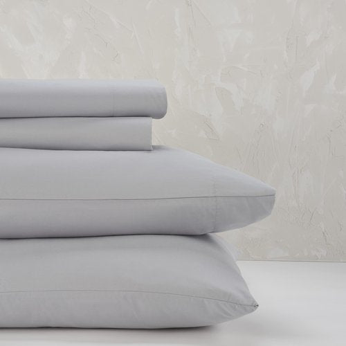 Nourison Home Dreamscape Solid Grey King 4-piece Bedding Sheet Set