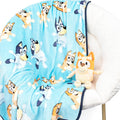 Jay Franco Kids Plush Mini Pillow Buddy & 40 x 50 Inch Travel Throw Set - Kids Super Soft 2 Piece Cuddle Blanket Set, Bingo