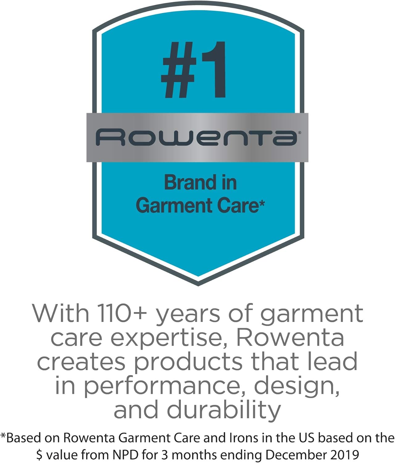 Rowenta Handheld Clothes Steamer - 15-Second Heat-Up, 4 Ounce Capacity, 1150 Watts | Portable Travel Essential, White
