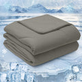 PHF Soft Cooling Blanket King Size for Hot Sleepers and Night Sweats,Cozy Breathable Blanket, Q-MAX>0.45 Absorb Body Heat & Dual-Sided Cool Design, Ideal Gift, Charcoal, 108"x90"