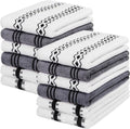 HOMEXCEL Microfiber Cleaning Cloths - Lint-Free, Scratch-Free & Highly Absorbent | 12 Pack Kitchen Towels