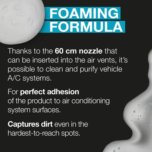 ERRECOM Evaporator Cleaner Foam, Air Conditioner Foam Cleaner, 13.6 fl oz (400 mL) Aerosol Can