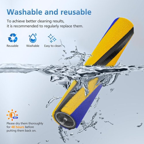 Dyson Brush Roller Replacement - Compatible with V12 & V15 Detect Slim Vacuum | Part No. 971634-01