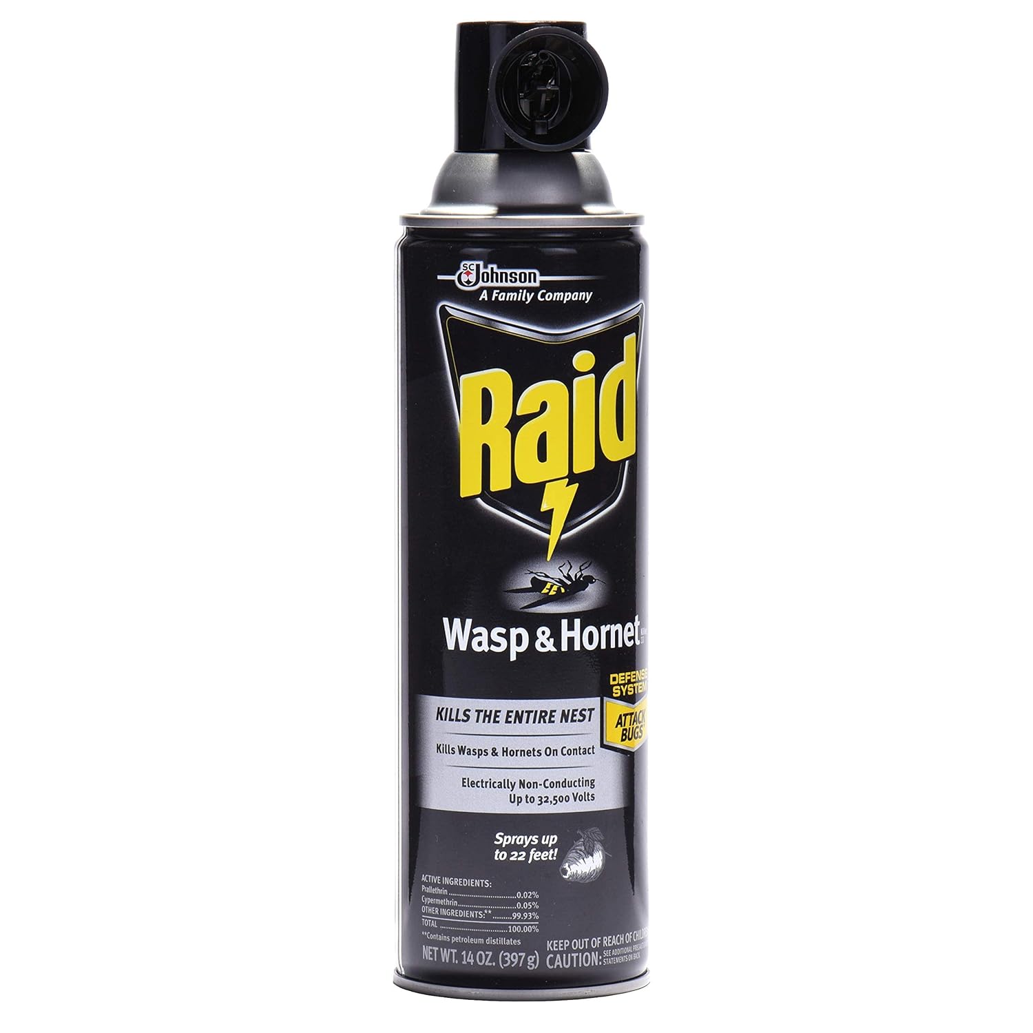 Raid Wasp Hornet Killer Spray - Effective Insect Control | 14 Ounce Pack of 4