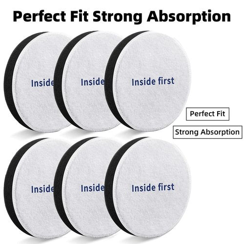 6 Pack E0202 Foam Filters & 4 Pack E0205 Vacuum Belts Compatible with Eureka NEU182A, NEU182B, NEU280, NEU180, NEU181, NEU188, NEU202 Powerspeed Bagless Upright Vacuum Cleaner, Part E0202