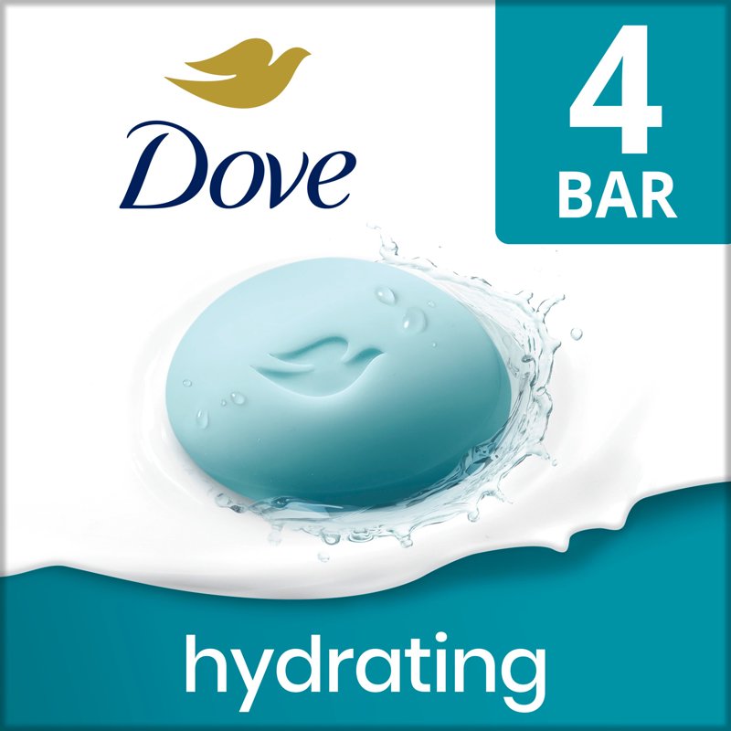 Hydrating Beauty Bar with Glacial Water & Avocado Oil - 4 Pack (3.75 oz Bars)