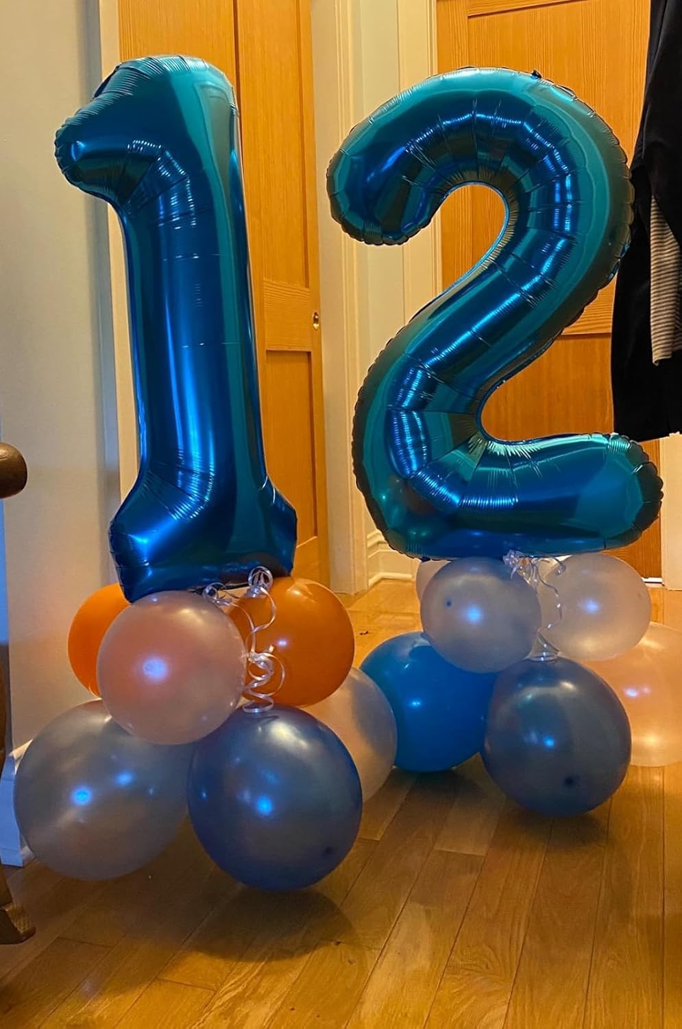 Regine Switzerland Giant Number 1 Balloon - 40 Inch Navy Blue Birthday Decoration for Boys