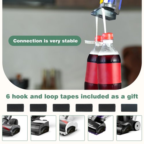 Bahuun Vacuum Cleaner Dust Display LED,Compatible with Dyson & All Vacuum Cleaners,Reveal Microscopic Dust & Illuminate Invisible Pet,Cat,Dog Fur,Vacuum Accessories Upgrade Vacuum Attachments (Black)