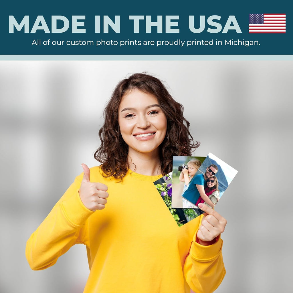 Personalized Photo Prints | Custom 5x7 Glossy Finish Pictures - Unframed Set of 2, 6, 12, or 20
