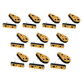 Beistle Gold and Black Plastic Metallic Noisemakers – 20 Pack, Party Supplies for New Year’s Eve Midnight Countdown Handouts, Birthday Parties, Festive Gatherings & Celebrations, 3” x 4.4”