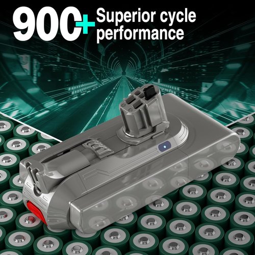 EGR 9000mAh V11 Battery Replacement - Compatible with Dyson V11 & V15 | Easy Click-In Installation