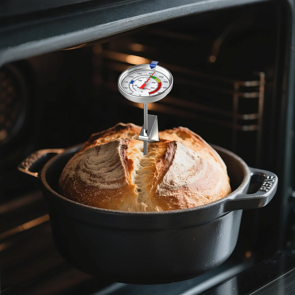 TempPro Candy Thermometer - 9" Long Probe with Pot Clip for Frying, Chocolate & Baking